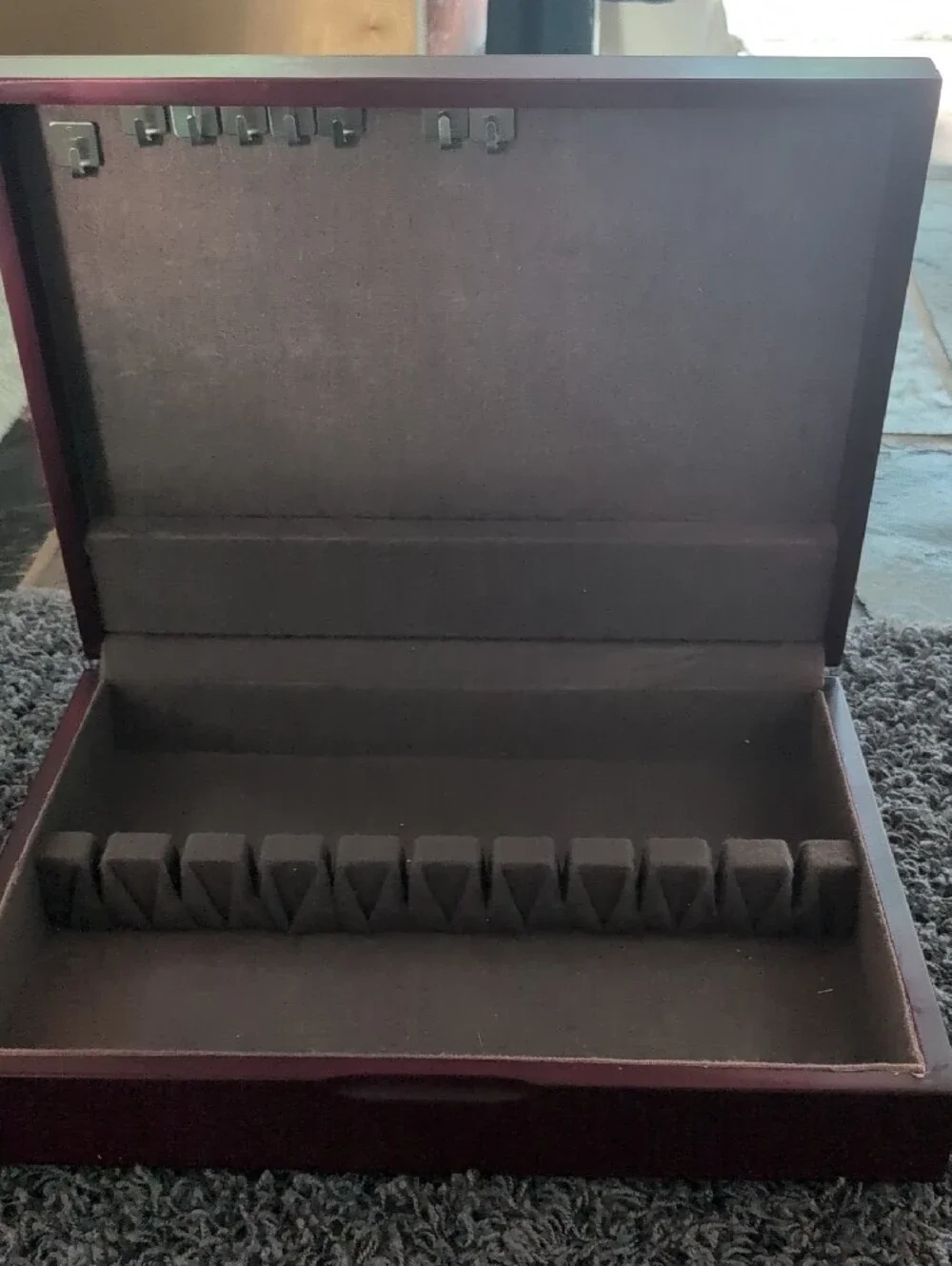 Sterling Silver Flatware Box With Stickers. Used To House  Silver Jewelry